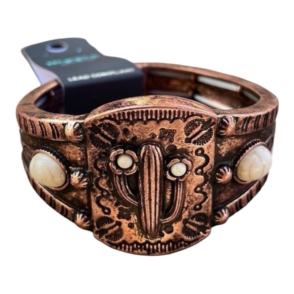 CACTUS Coppertone Stretch Bracelet NWT